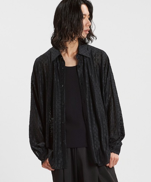 ms6198-ｼｱｰJQ BIG-SH シャツ（シャツ/ブラウス）｜NO ID