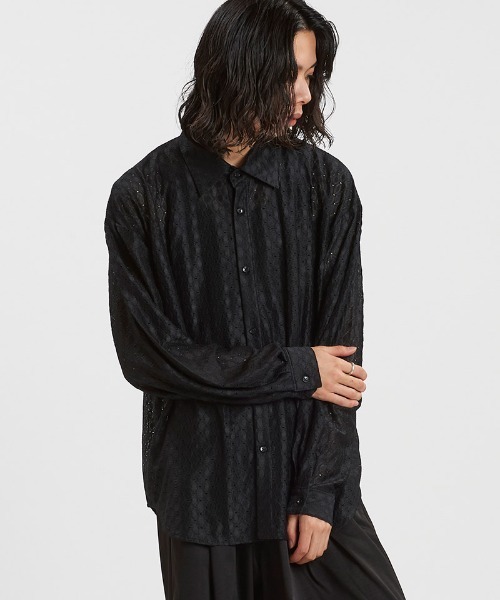 ms6198-ｼｱｰJQ BIG-SH シャツ（シャツ/ブラウス）｜NO ID