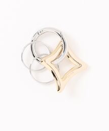 tone（トーン）の「【ECRu.】スターライト カラビナ キーリング（キーケース/キーアクセサリー）」