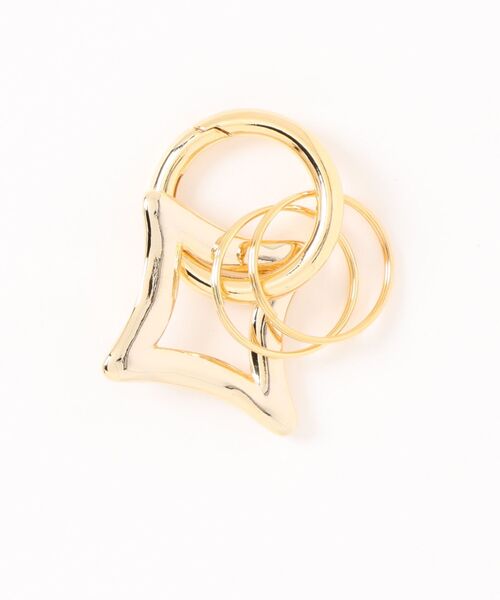 tone（トーン）の「【ECRu.】スターライト カラビナ キーリング（キーケース/キーアクセサリー・レディース・その他/シルバー/ゴールド・FREE）」の4枚目の写真