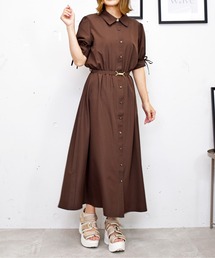 ブラウン シャツワンピース シャツワンピース（ブラウン/茶色系）ファッション通販 - ZOZOTOWN