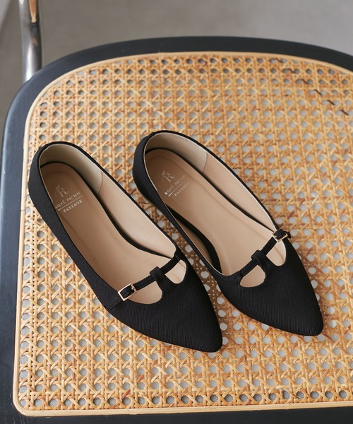 ROPE' PICNIC(ロペピクニック)の「Tストラップフラットパンプス(パンプス・メンズ・ブラック/ダークブラウン・L/M/S)」の5枚目の写真