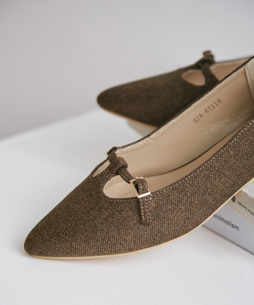 ROPE' PICNIC(ロペピクニック)の「Tストラップフラットパンプス(パンプス・メンズ・ブラック/ダークブラウン・L/M/S)」の10枚目の写真