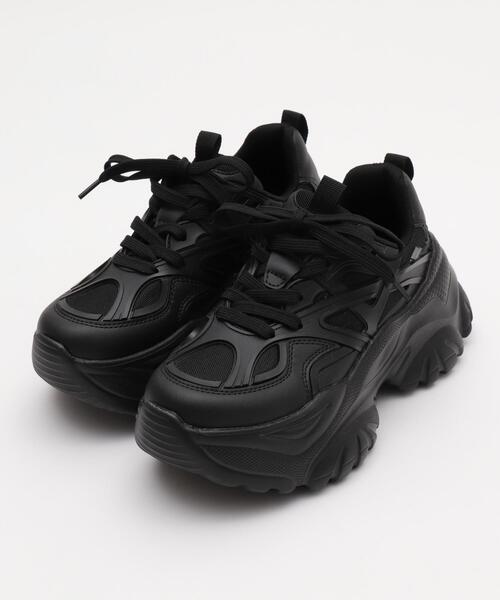 WEGO(ウィゴー)の「WEGO/ラバーコンビ厚底スニーカー(スニーカー・レディース・ホワイト/ブラック/シルバー・LARGE/MEDIUM/SMALL)」の15枚目の写真