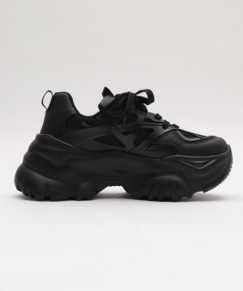 WEGO(ウィゴー)の「WEGO/ラバーコンビ厚底スニーカー(スニーカー・レディース・ホワイト/ブラック/シルバー・LARGE/MEDIUM/SMALL)」の19枚目の写真