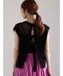 Te chichi | テープヤーンメッシュベスト(ベスト)