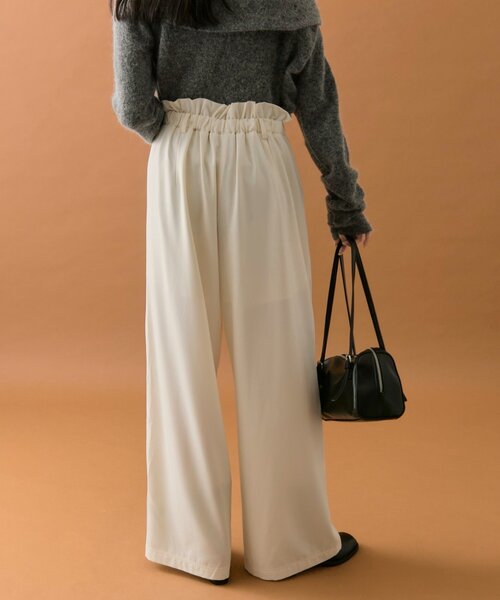 mystic（ミスティック）の「【オールシーズン対応/WEB限定アイボリー】フリルイージーパンツ（その他パンツ・レディース・ブラウン/ベージュ/ブラック/ベージュ系その他2/アイボリー・0/1/2）」の13枚目の写真