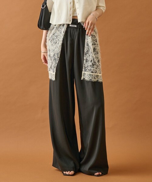 mystic（ミスティック）の「【オールシーズン対応/WEB限定アイボリー】フリルイージーパンツ（その他パンツ・レディース・ブラウン/ベージュ/ブラック/ベージュ系その他2/アイボリー・0/1/2）」の22枚目の写真