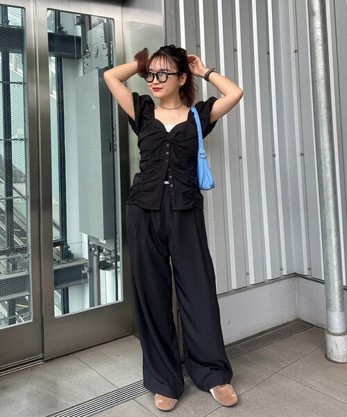 セール】【オールシーズン対応/WEB限定アイボリー】フリルイージー