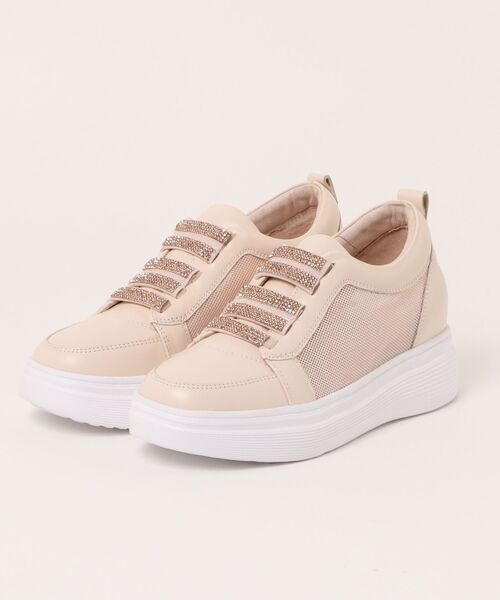 Jeffrey Campbell バレエシューズ ピンク　お値下げ中 キラキラ ビジュースニーカー Jeffrey Campbell│Jeffrey