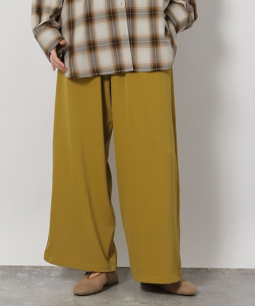 LAKOLE（ラコレ）の「ダブルクロスイージーパンツ / 577710（その他パンツ・レディース・モカ/マスタード/ブラウン/ブラック/チャコールグレー・MEDIUM/LARGE）」の5枚目の写真