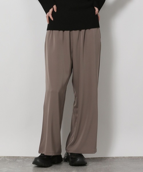 LAKOLE（ラコレ）の「ダブルクロスイージーパンツ / 577710（その他パンツ・レディース・モカ/マスタード/ブラウン/ブラック/チャコールグレー・MEDIUM/LARGE）」の4枚目の写真