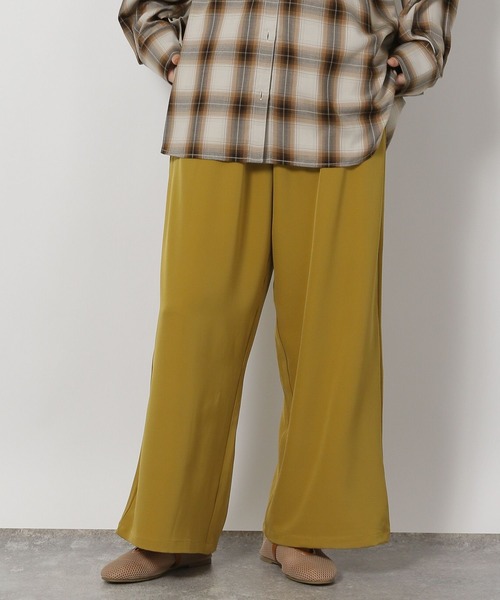 LAKOLE（ラコレ）の「ダブルクロスイージーパンツ / 577710（その他パンツ・レディース・モカ/マスタード/ブラウン/ブラック/チャコールグレー・MEDIUM/LARGE）」の20枚目の写真