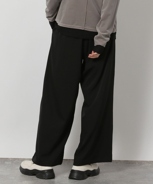 LAKOLE（ラコレ）の「ダブルクロスイージーパンツ / 577710（その他パンツ・レディース・モカ/マスタード/ブラウン/ブラック/チャコールグレー・MEDIUM/LARGE）」の10枚目の写真