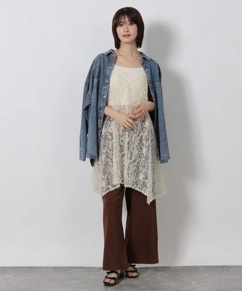 LAKOLE（ラコレ）の「ダブルクロスイージーパンツ / 577710（その他パンツ・レディース・モカ/マスタード/ブラウン/ブラック/チャコールグレー・MEDIUM/LARGE）」の12枚目の写真