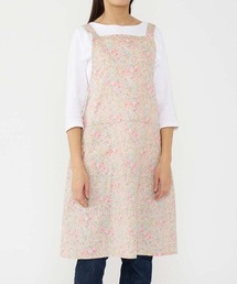 NAIGAI（ナイガイ）の「LICIE MADE WITH LIBERTY FABRIC Tatum 綿100% 撥水加工 40ブロード 後結び ロングエプロン 70553005（エプロン）」