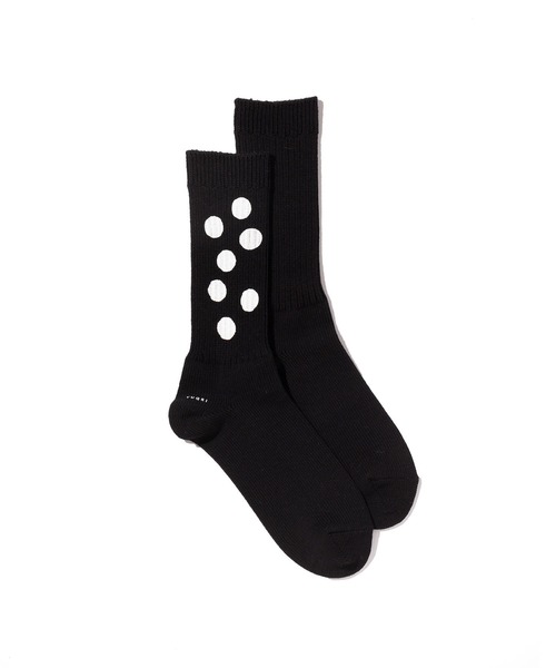YUQRI（ユクリ）の「【YUQRI】Paint Dots（ソックス/靴下・レディース・ホワイト系その他2/ブラック/ホワイト系その他3/ホワイト・L/S/M）」の19枚目の写真