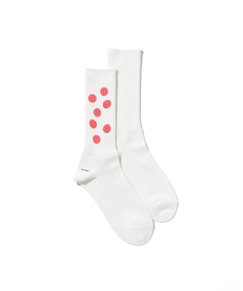 YUQRI（ユクリ）の「【YUQRI】Paint Dots（ソックス/靴下・レディース・ホワイト系その他2/ブラック/ホワイト系その他3/ホワイト・L/S/M）」の17枚目の写真
