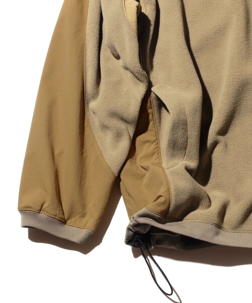 BEAMS PLUS（ビームスプラス）の「ミリタリー アスレチック ハーフジップ フリース（スウェット・メンズ・オリーブ/カーキ・S/XL/L/M）」の5枚目の写真