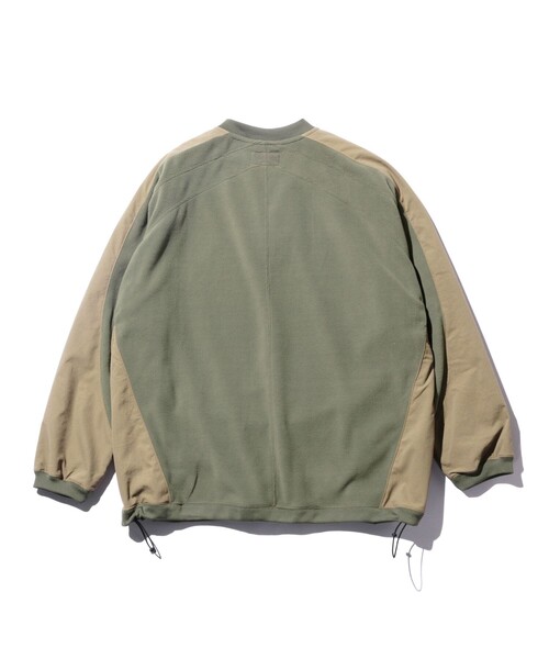 BEAMS PLUS（ビームスプラス）の「ミリタリー アスレチック ハーフジップ フリース（スウェット・メンズ・オリーブ/カーキ・S/XL/L/M）」の13枚目の写真