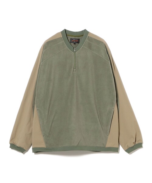 BEAMS PLUS（ビームスプラス）の「ミリタリー アスレチック ハーフジップ フリース（スウェット・メンズ・オリーブ/カーキ・S/XL/L/M）」の14枚目の写真