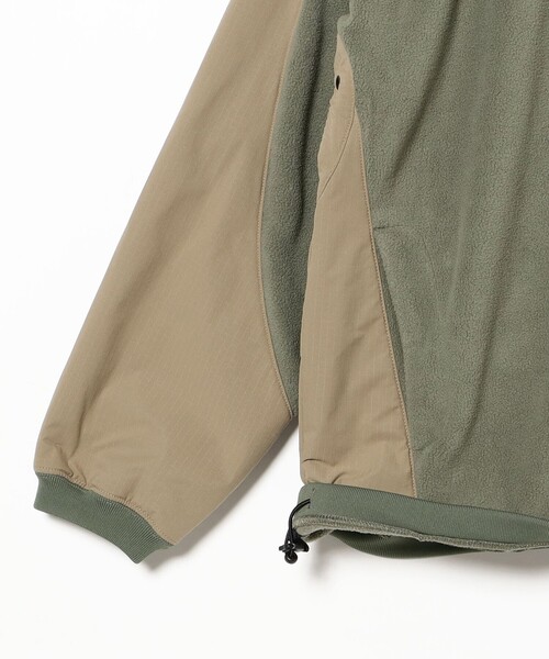 BEAMS PLUS（ビームスプラス）の「ミリタリー アスレチック ハーフジップ フリース（スウェット・メンズ・オリーブ/カーキ・S/XL/L/M）」の17枚目の写真