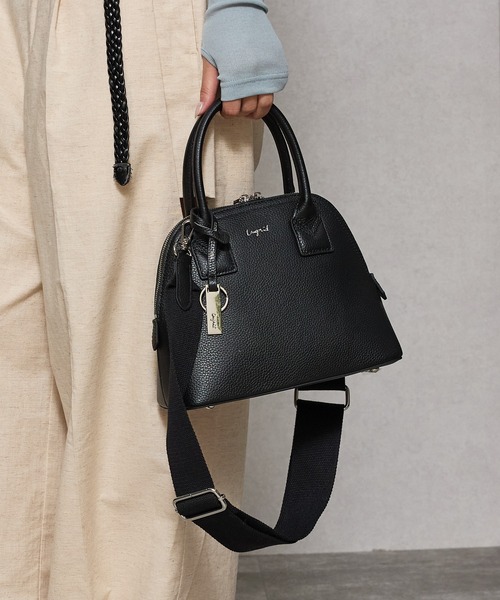 Ungrid(アングリッド)の「【Ungrid/アングリッド】牛革 ミニボストンバッグ(ハンドバッグ・レディース・アイボリー/ブラック/ブルーグレー/グレイッシュベージュ/ベージュ系その他/オリーブ/キャメル・FREE)」の16枚目の写真