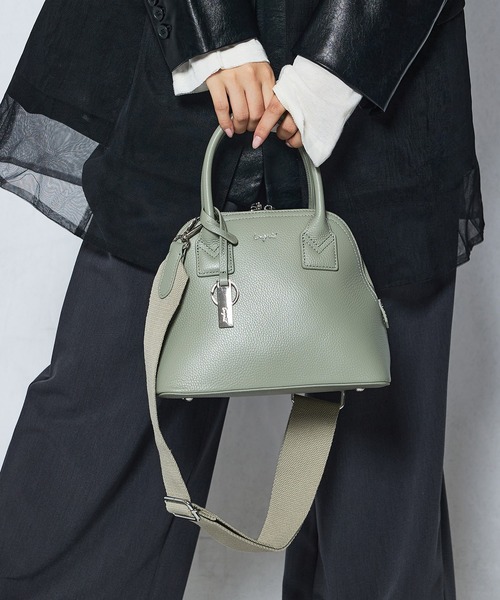 Ungrid(アングリッド)の「【Ungrid/アングリッド】牛革 ミニボストンバッグ(ハンドバッグ・レディース・アイボリー/ブラック/ブルーグレー/グレイッシュベージュ/ベージュ系その他/オリーブ/キャメル・FREE)」の10枚目の写真