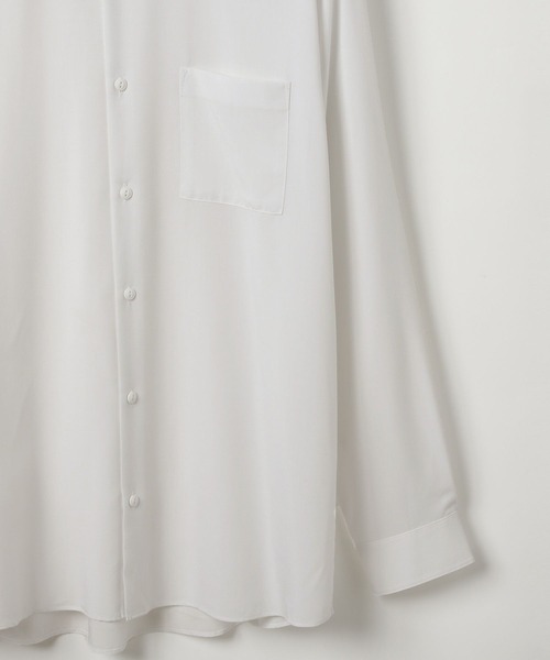 GLOBAL WORK（グローバルワーク）の「サラサマレギュラーシャツ/長袖/575772（シャツ/ブラウス・メンズ・グレイッシュベージュ/ブルー系4/チャコールグレー/ネイビー系8/グリーン/ブラウン系8・MEDIUM/SMALL/X-LARGE/LARGE/X-SMALL/XX-LARGE/XXX-LARGE）」の17枚目の写真