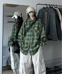 WEGO/[羽織り]アソート柄長袖チェックシャツ