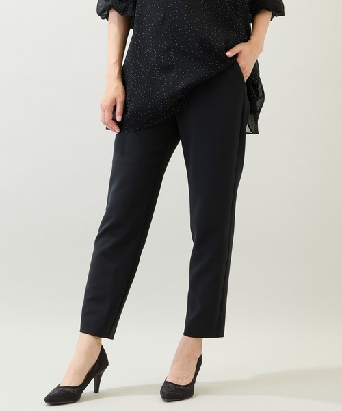 Rose Tiara（ローズティアラ）の「【人気シルエット】【手洗いOK】ガルーダドビーパンツ（その他パンツ・レディース・ブラウン/ブラック・38/42/46）」の2枚目の写真