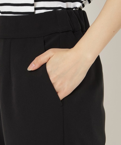 Rose Tiara（ローズティアラ）の「【人気シルエット】【手洗いOK】ガルーダドビーパンツ（その他パンツ・レディース・ブラウン/ブラック・38/42/46）」の14枚目の写真