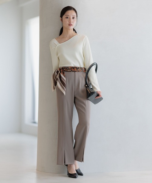 Andemiu（アンデミュウ）の「ペイズリースカーフ591834（バンダナ/スカーフ・レディース・ブルー/ブラウン・FREE）」の6枚目の写真