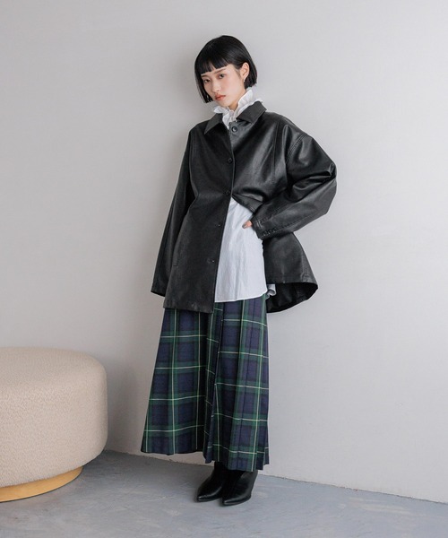 LOWRYS FARM（ローリーズファーム）の「チェックキルトプリーツスカート　579644（スカート・レディース・グリーン/パープル/イエロー・FREE）」の14枚目の写真