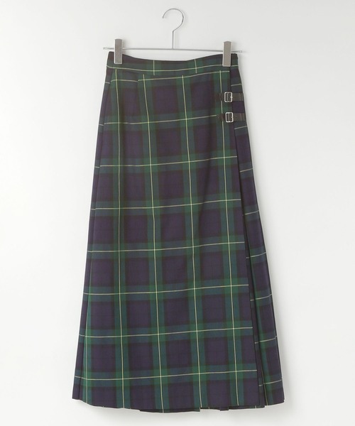 LOWRYS FARM（ローリーズファーム）の「チェックキルトプリーツスカート　579644（スカート・レディース・グリーン/パープル/イエロー・FREE）」の5枚目の写真