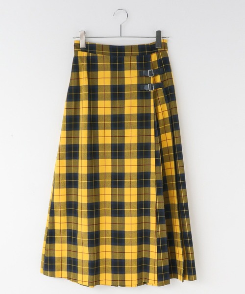 LOWRYS FARM（ローリーズファーム）の「チェックキルトプリーツスカート　579644（スカート・レディース・グリーン/パープル/イエロー・FREE）」の9枚目の写真