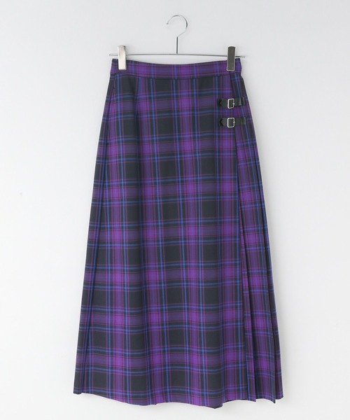 LOWRYS FARM（ローリーズファーム）の「チェックキルトプリーツスカート　579644（スカート・レディース・グリーン/パープル/イエロー・FREE）」の20枚目の写真