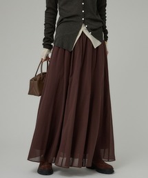 BABYLONE | コットンシフォンボリュームスカート(スカート)