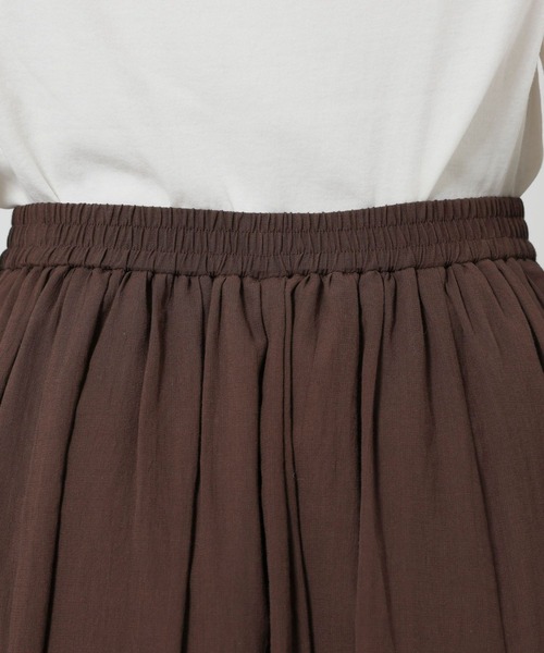 BABYLONE（バビロン）の「コットンシフォンボリュームスカート（スカート・レディース・ブラウン/ブラック・フリー）」の18枚目の写真
