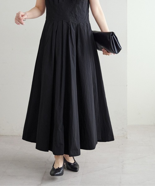 セール】【オケージョン】タック使いワンピース（ドレス）｜DISCOAT