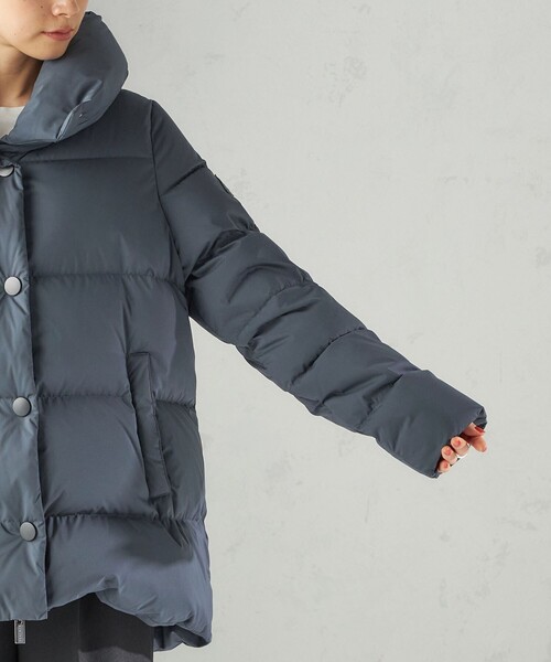 Pyrenex(ピレネックス)の「【SHIPS別注】PYRENEX:ELAURA 2(ダウンジャケット/コート・レディース・ブラック/ダークグレー・36/38)」の10枚目の写真