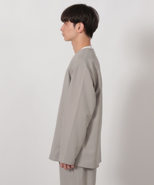 LAKOLE（ラコレ）の「【セットアップ可】クリーンシャツカーディガン / 588782（シャツ/ブラウス・メンズ・ブラウン/ネイビー/ライトグレー・MEDIUM/LARGE）」の22枚目の写真