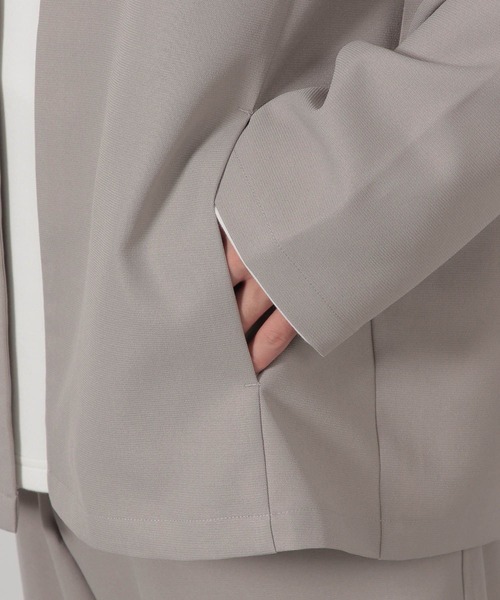 LAKOLE（ラコレ）の「【セットアップ可】クリーンシャツカーディガン / 588782（シャツ/ブラウス・メンズ・ブラウン/ネイビー/ライトグレー・MEDIUM/LARGE）」の6枚目の写真