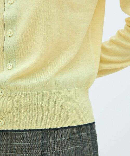 MACPHEE（マカフィー）の「プレーンウール クルーネックカーディガン（カーディガン/ボレロ・レディース・イエロー系その他/グレー系その他/ブルー系その他/グレー系その他2/レッド系その他/ベージュ系その他・M/S）」の13枚目の写真