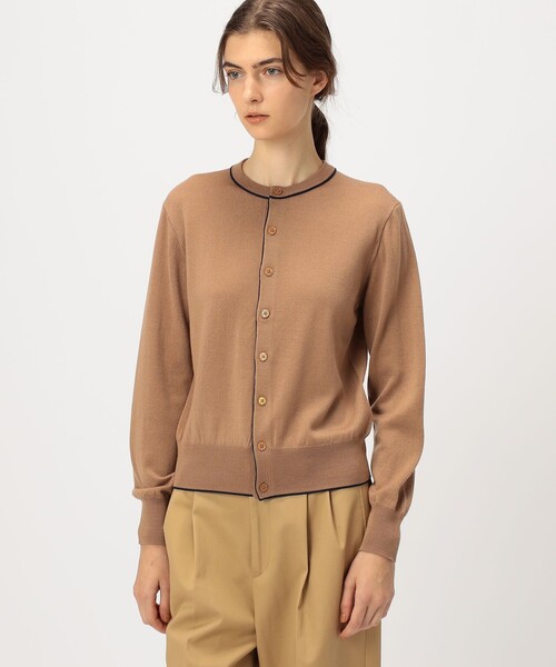 MACPHEE（マカフィー）の「プレーンウール クルーネックカーディガン（カーディガン/ボレロ・レディース・イエロー系その他/グレー系その他/ブルー系その他/グレー系その他2/レッド系その他/ベージュ系その他・M/S）」の19枚目の写真