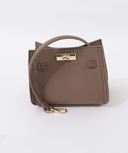 NOLLEY’S（ノーリーズ）の「HINERI miniバッグ（ショルダーバッグ・レディース・ブラック/ロイヤルブルー/ピンク/ベージュ・FREE）」の14枚目の写真