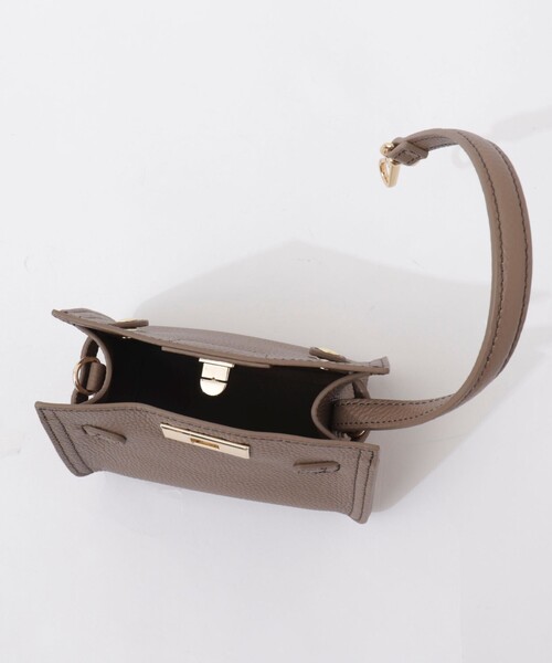 NOLLEY’S（ノーリーズ）の「HINERI miniバッグ（ショルダーバッグ・レディース・ブラック/ロイヤルブルー/ピンク/ベージュ・FREE）」の15枚目の写真