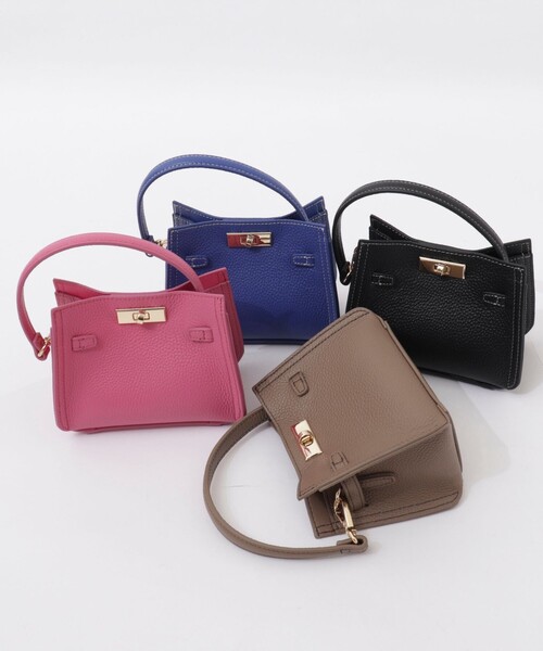 NOLLEY’S（ノーリーズ）の「HINERI miniバッグ（ショルダーバッグ・レディース・ブラック/ロイヤルブルー/ピンク/ベージュ・FREE）」の20枚目の写真