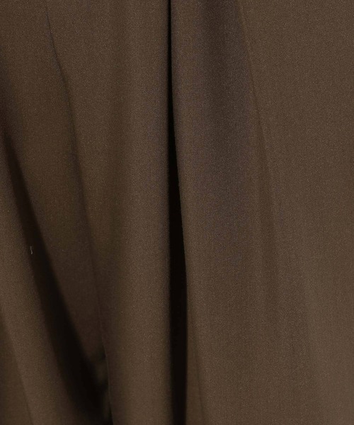 GLOBAL WORK（グローバルワーク）の「タックワイドパンツ/599681（スラックス・レディース・チャコール/ブラック/ブラウン・MEDIUM/LARGE）」の4枚目の写真