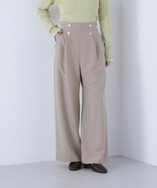 NATURAL BEAUTY BASIC(ナチュラルビューティーベーシック)の「◇<骨格ウェーブ>ハイウエストマリンパンツ(その他パンツ・レディース・ピンク/ベージュ/ネイビー・MEDIUM/SMALL/X-SMALL)」の15枚目の写真